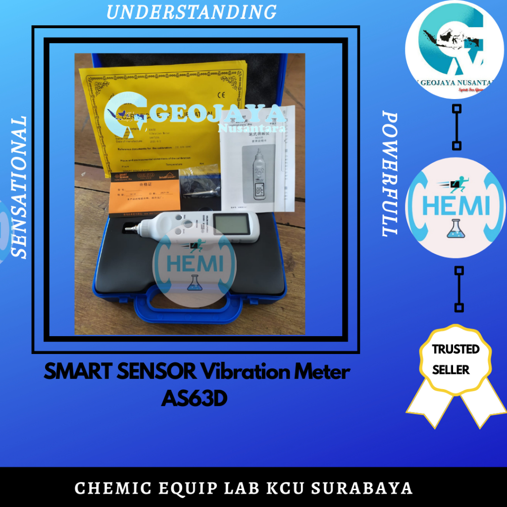 READY STOK SMART SENSOR Vibration Meter AS63D