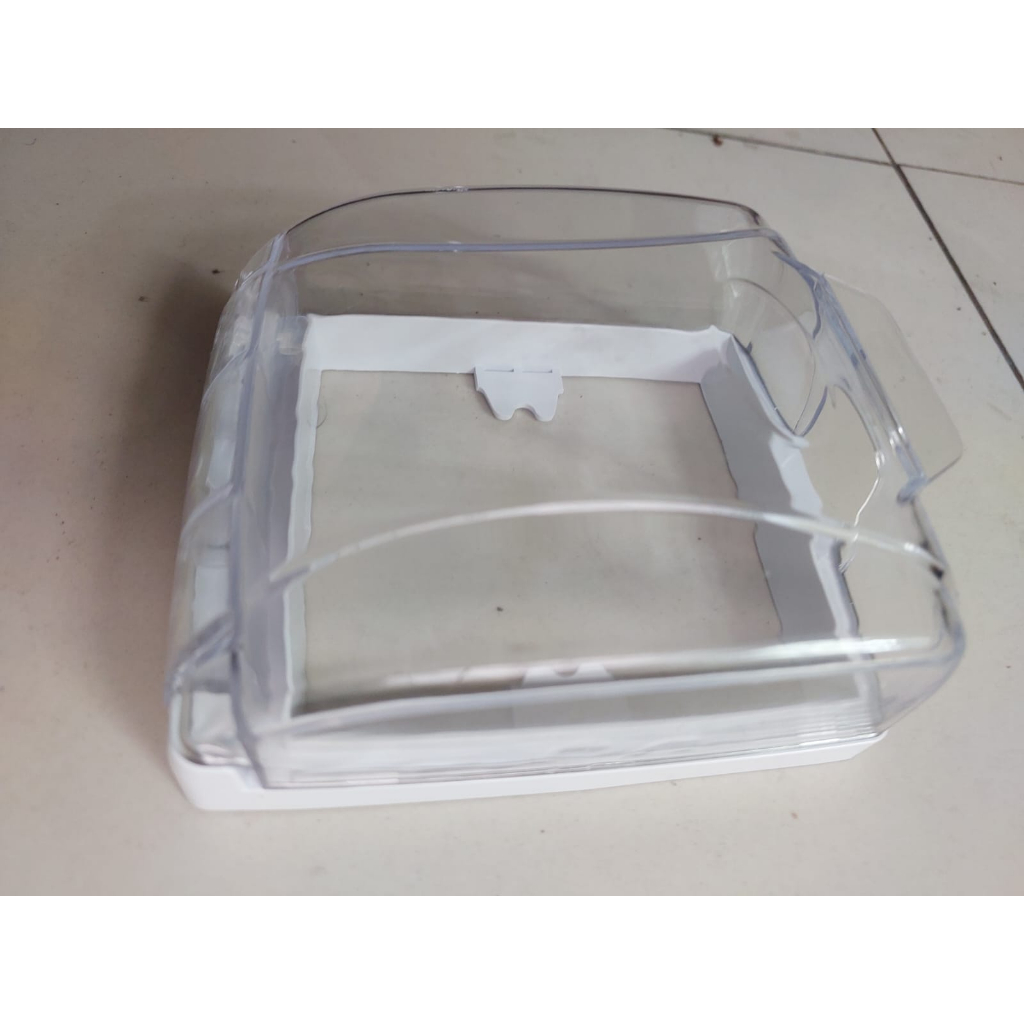 Luxury Waterproof Box Pelindung Hujan Cover Bel Pintu Soket Kotak Mika