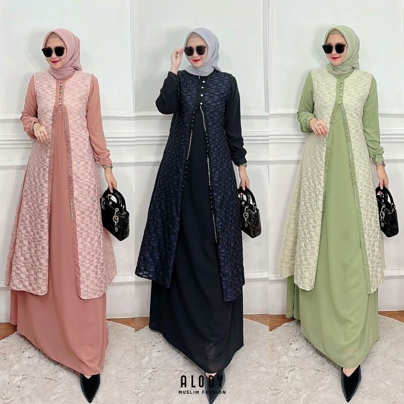 namira dress 2 in 1 persent by alody