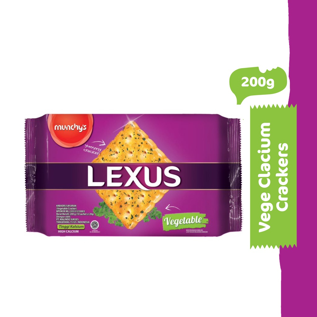 

[200 Gram] Munchy's Lexus Vegetables Family Pack 200 gr