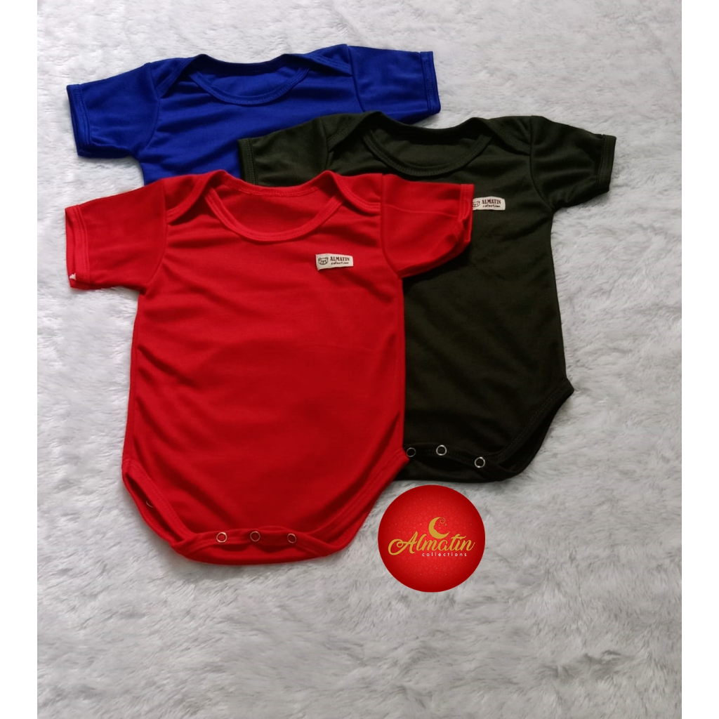 Jumper pendek bayi Jumper warna polos Jumper segitiga jumper bayi