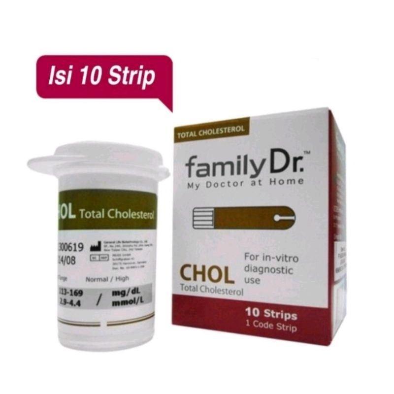 Strip Family Dr Kolesterol / stik Cholesterol / Strip Kolesterol Family Dr