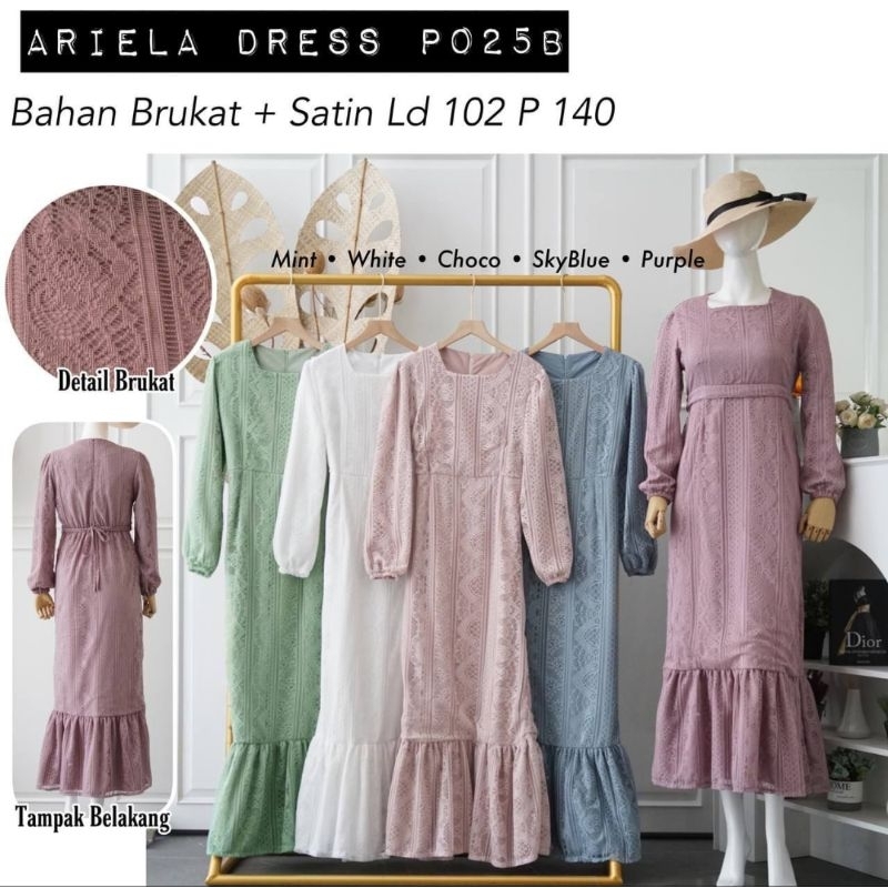 ARIELA DRESS / DRESS KONDANGAN / DRESS BRIDESMAID / DRESS LEBARAN / SLIM DRESS