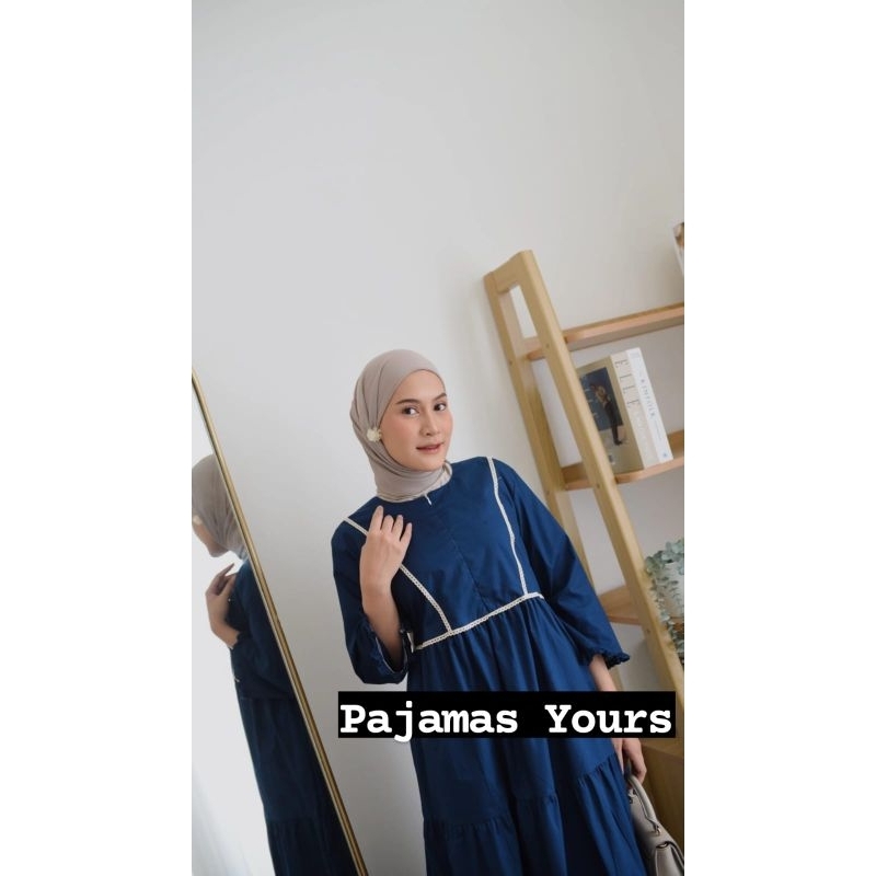 Sunly Gamis Susun Rendah polos uk 14 16 18 20 22 24 . Gamis sunly new series