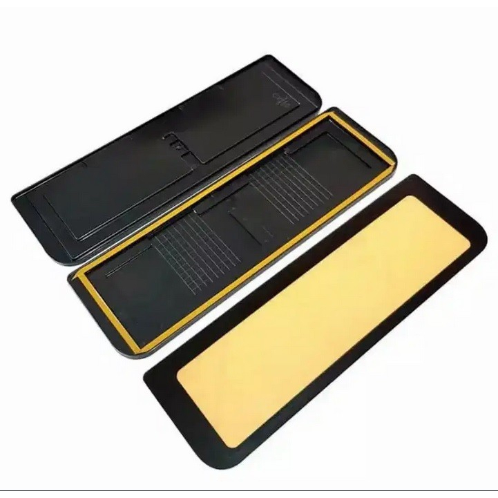 Dudukan Plat Nomor Mika Mobil Cover Tatakan Mica Akrilik Dudukan Acrylic 2PC Non LED Cover Plat Nomor Mobil