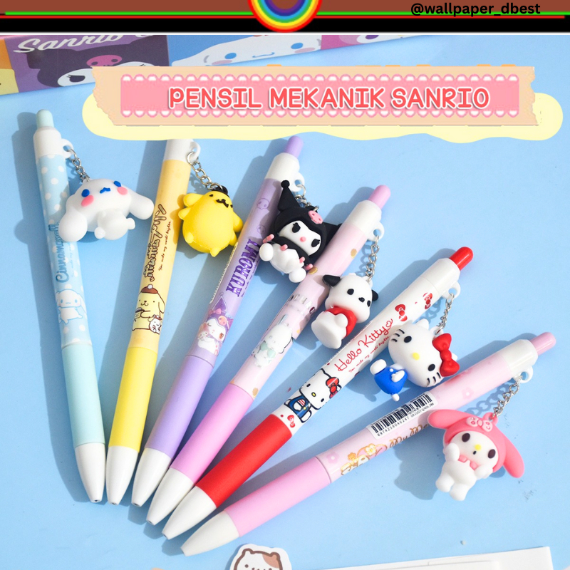 

PENSIL MEKANIK SANRIO GANTUNG PENSIL MEKANIK LUCU PENSIL CETEK ALAT TULIS SEKOLAH PENSIL UNIK @wallpaperdbest