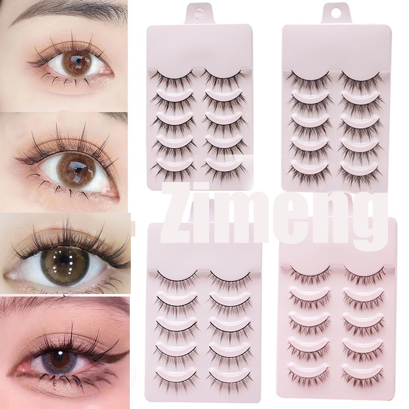 VALUE BUY 3 - 5 PASANG JAPAN MANGA LASHES - DOUYIN MAKEUP FAIRY PRINCESS Comics Eyelashes natural short daily false eyelashes extension tools bulumata palsu