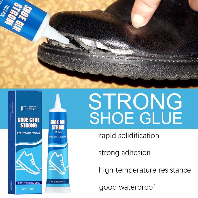 

LEM CAIR SEPATU SUPER KUAT JUE-FISH SHOE GLUE STRONG 50ML