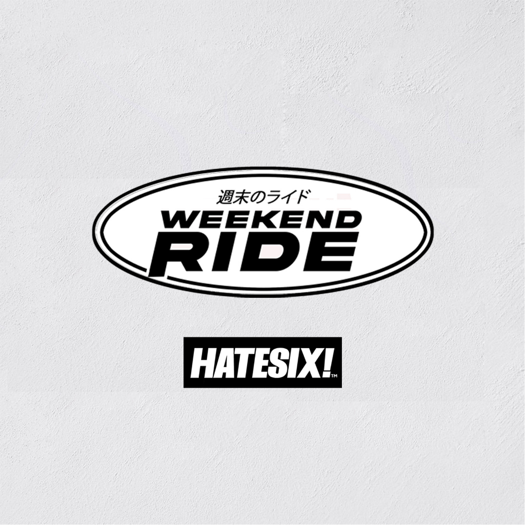 Stikcer decal Weekend Daily Ride Daily Weekend Driven Hatesix