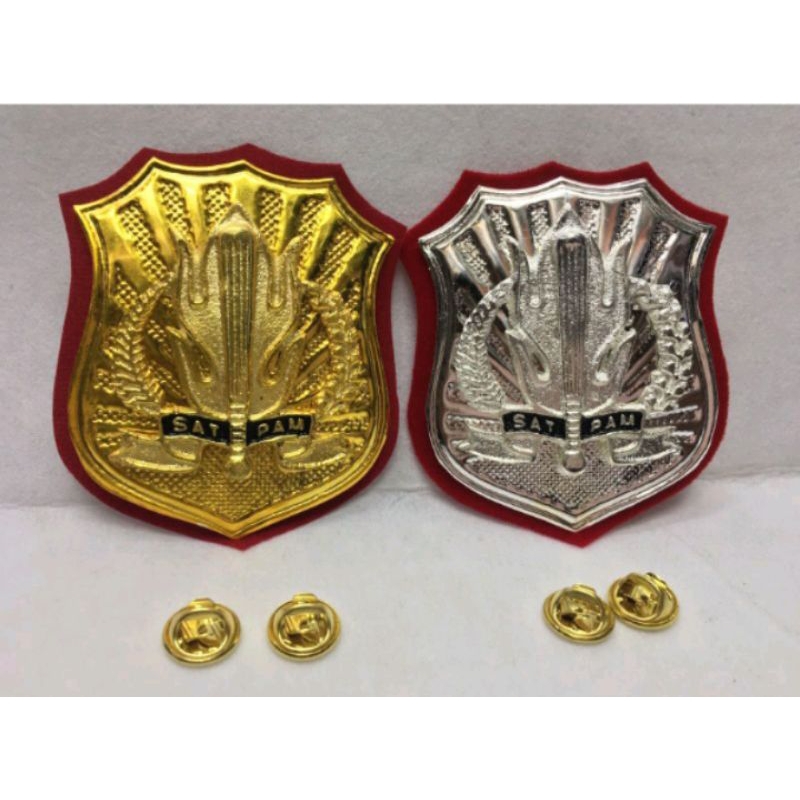 Pin kewenangan sinar akrilik magnet satpam