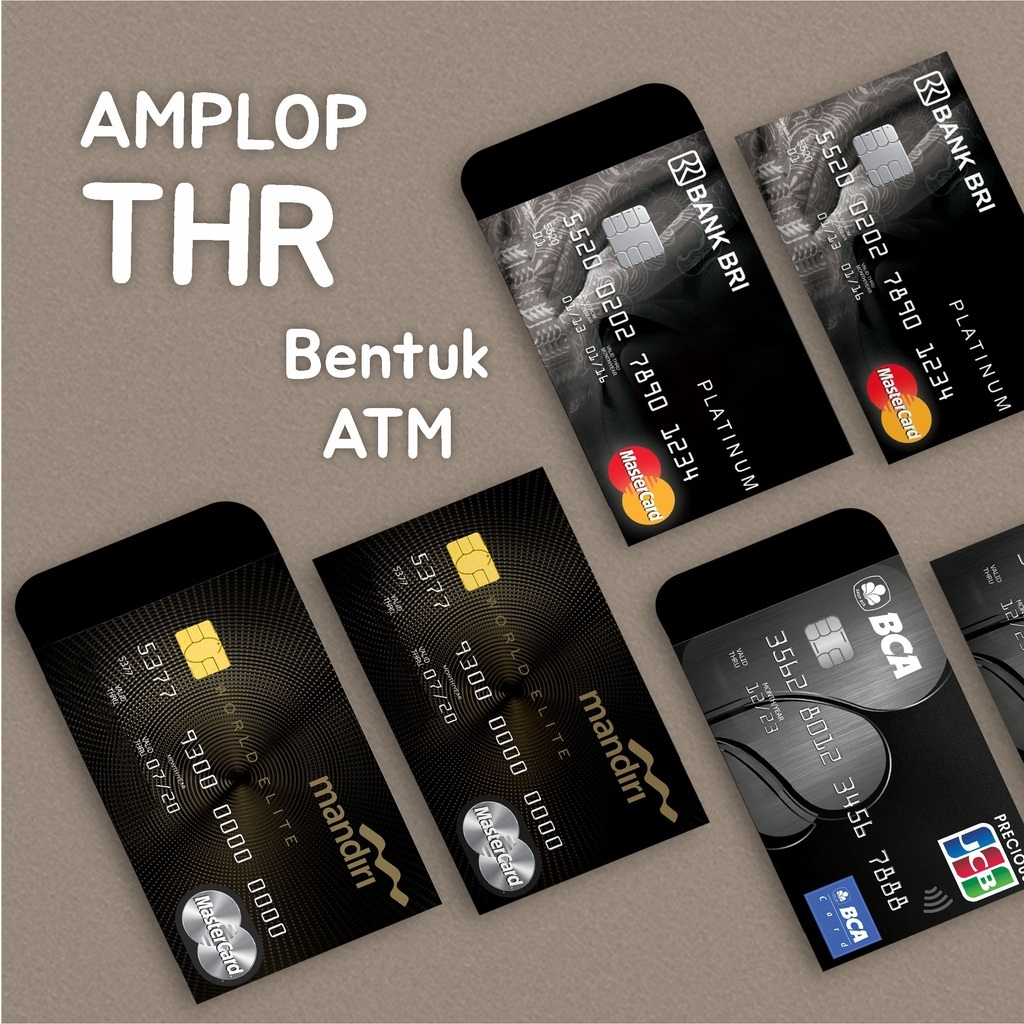 

Amplop THR Unik Lebaran Hari Raya Idul Fitri / Amplop ATM Viral Baru Warna Hitam/Amplop ATM Hitam