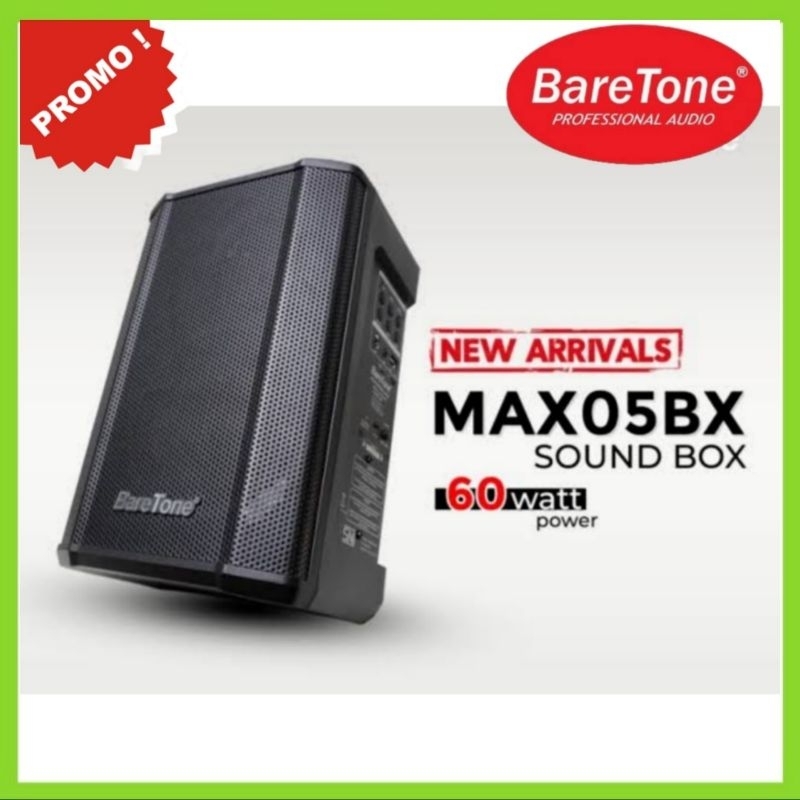 Speaker Aktif Baretone MAX 05 BX , Baretone Aktif 5 Inch Bluetooth