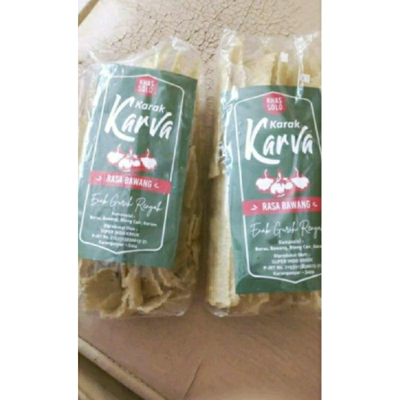 

Karak Karva (Mentah) Asli Solo