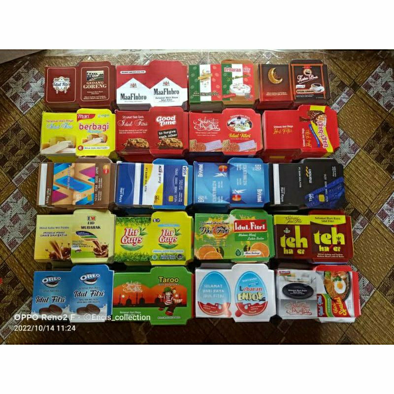 

Amplop lebaran motif snack ukuran sedang isi 100