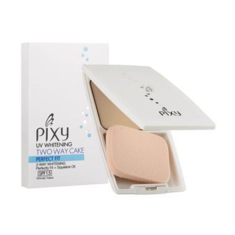 Pixy Bedak UV Whitening Two Way Cake + SPF 15 Perfect Fit  (05 Natural White)