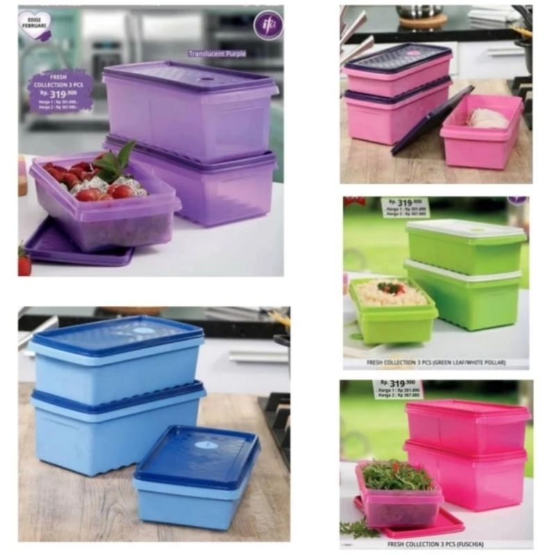 Fresh Box ifa cookware tempat menyimpan makanan daging buah dan sayur. Tupperware merk IFA