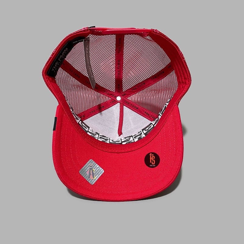 TOPI ORIGINAL GOORIN BROS TRUCKER TONAL COCK RED