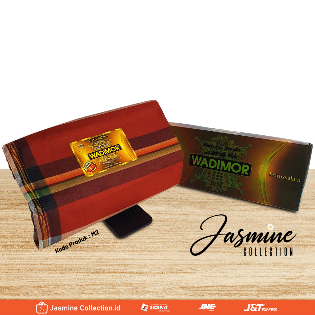 WADIMOR Sarung Tenun - MERAH (M2) + Dus