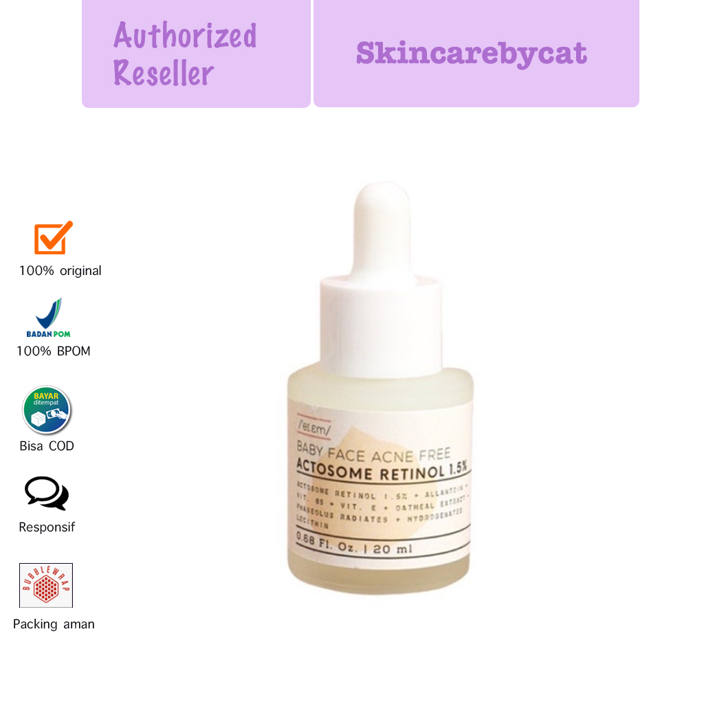 Eiem Beauty Baby Face Acne Free Serum ll Eiem Beauty Retinol Snti Aging