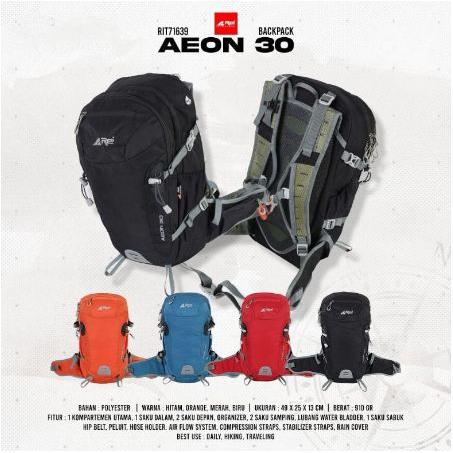 Tas Ransel Daypack Arei Rei Aeon 30L Include Cover Bag