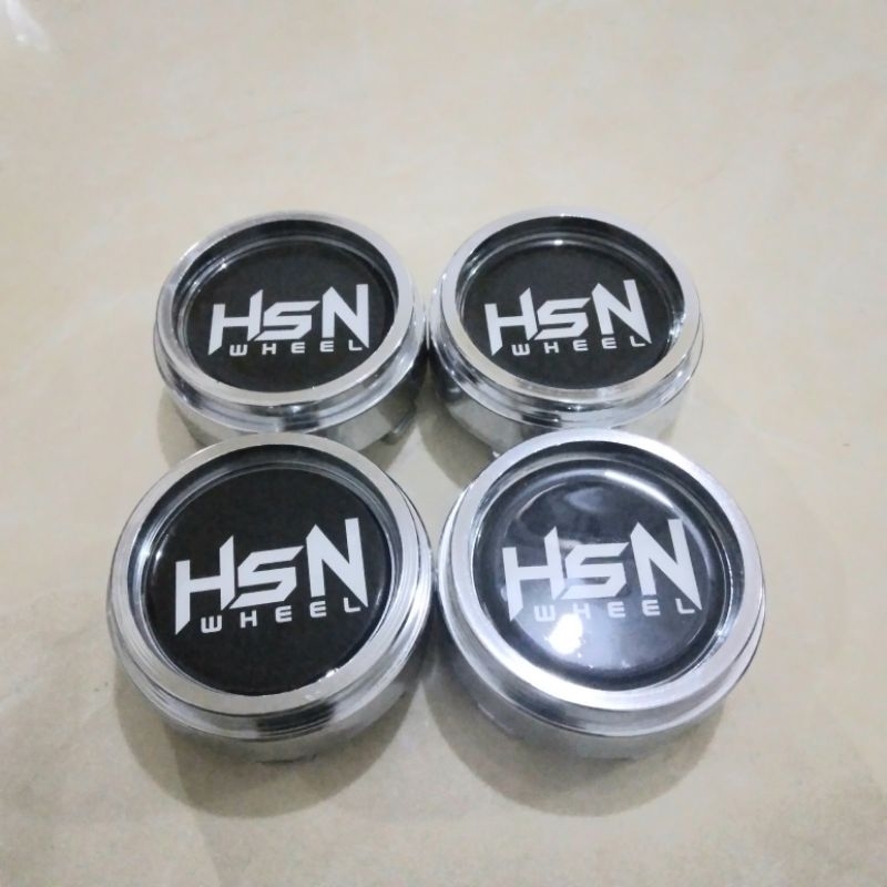 dop velg tutup velg roda HSN silinder crome diameter 6.5cm