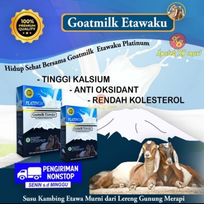 

GOATMILK ETAWAKU PLATINUM KESEHATAN TULANG MAAG SENDI REMATIK