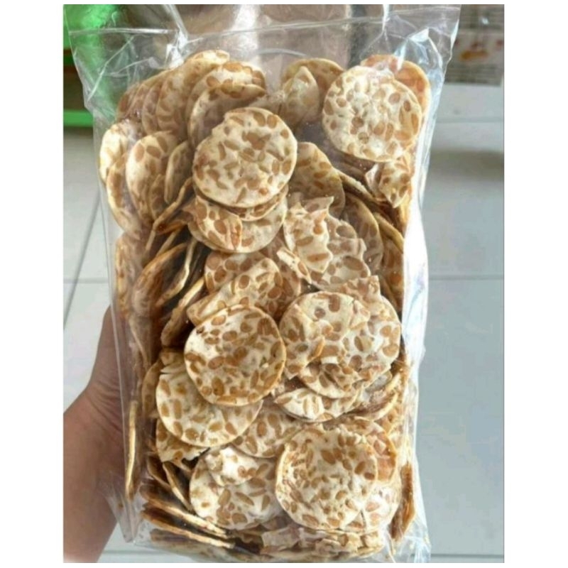 

[Kemasan 500gr] KERIPIK TEMPE RASA ORIGINAL GURIH Enak Berat 500gr