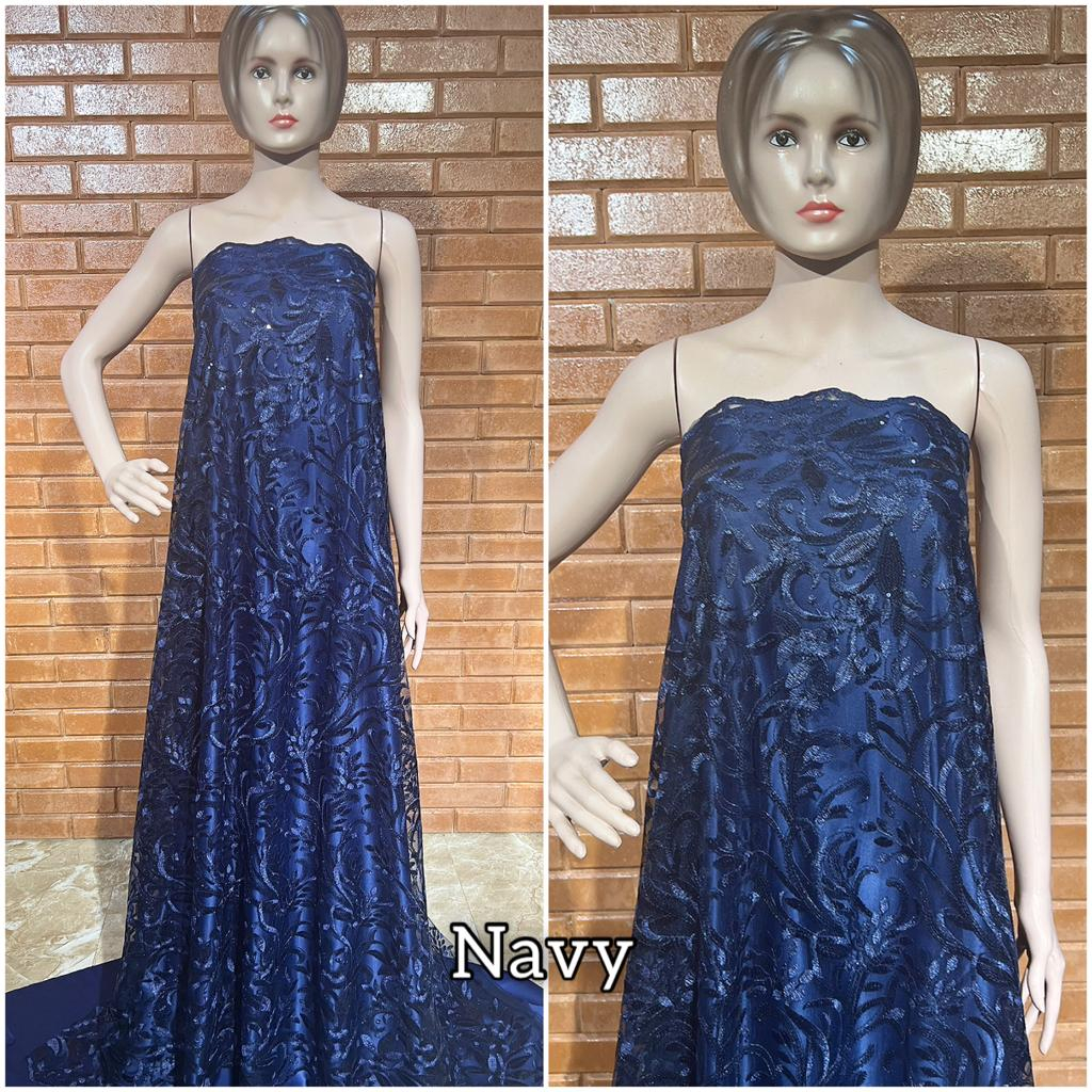 Kain-bahan Tille Payet/bahan Tulle Payet/cocok untuk dress gaun seragaman kebaya pengantin dll