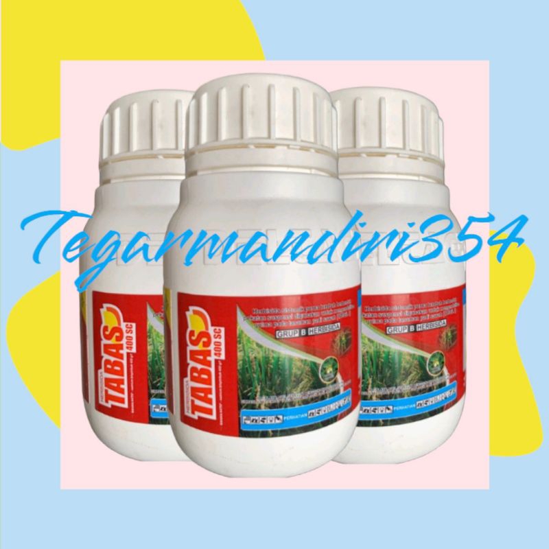 HERBISIDA UNTUK PADI TABAS 400SC (100ML) / pembasmi gulma padi tabas 100ml