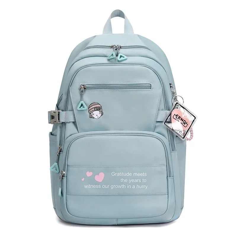 Ransel Sekolah Siswa Menengah Pertama Untuk Anak Perempuan  Tas Bahu Tas Kawaii Wanita Ransel Travel Kapasitas Besar Tas Kasual