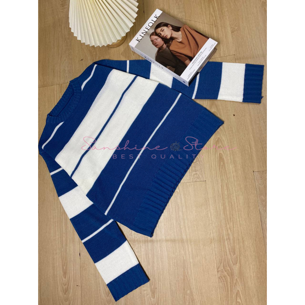 Rin Sweater Rajut Knit Crop Top Premium