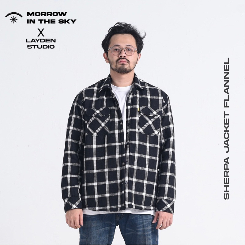 Jaket Sherpa Flannel -  Morrowsky X Laydenstudio