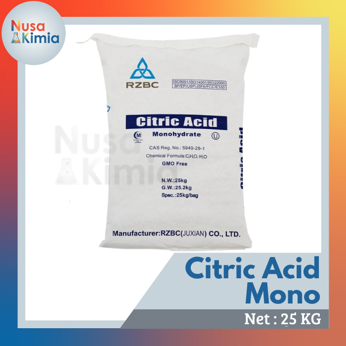 Citric Acid Monohydrate / Asam Sitrat / Asam Sitrun 25 Kg