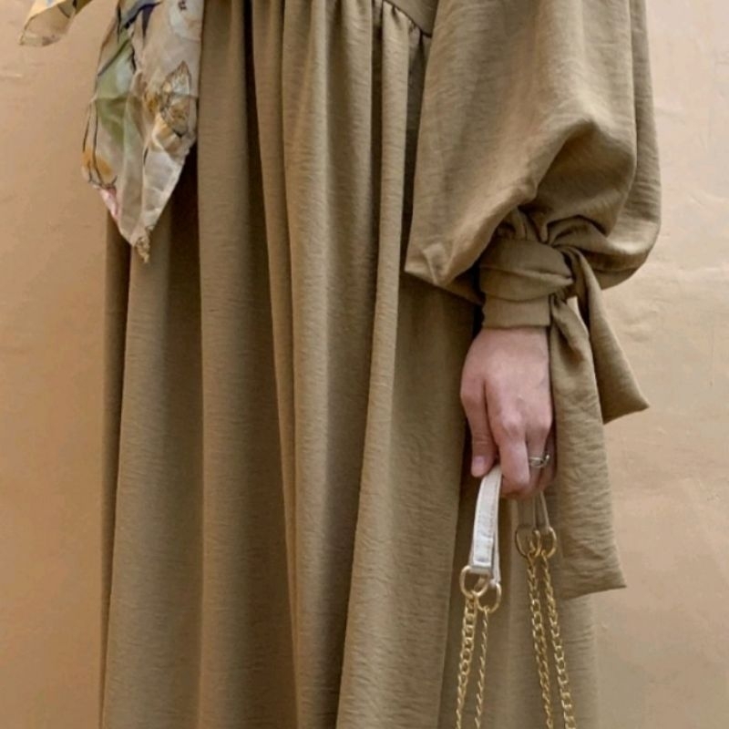 OCIK GALLERY | HAMEEDA DRESS GAMIS CRINCLE PREMIUM LAVENDER