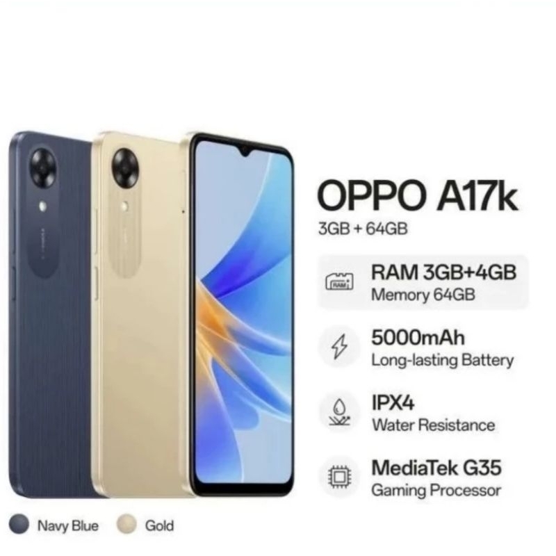 OPPO A17K RAM 3/64