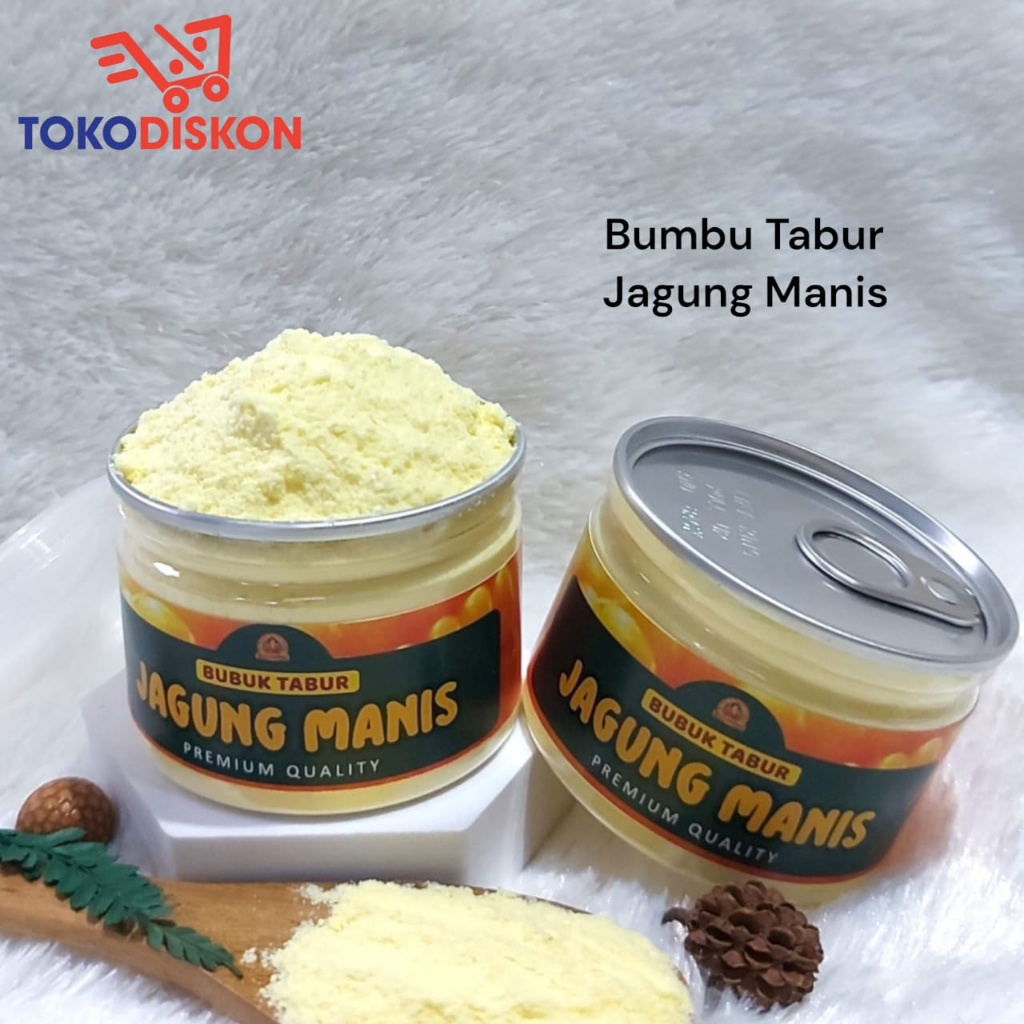 

Can Bumbu Tabur Jagung Manis Bubuk Tabur Snack Keripik Kentang Kualitas Premium