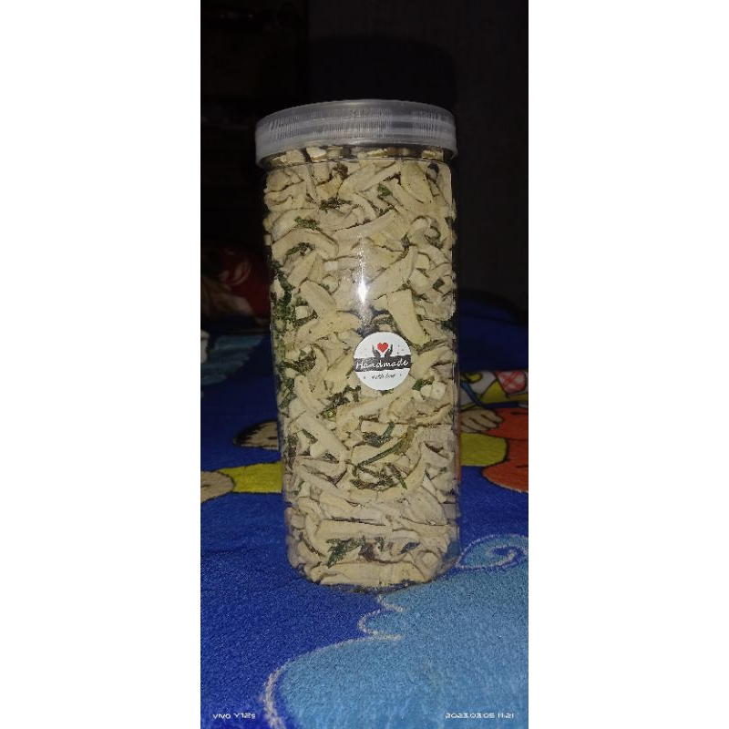 

Basreng toples original asin daun jeruk uk 1300ml