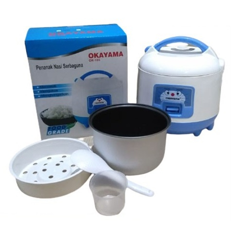 OKAYAMA Rice Cooker 3n1 1 Liter / Magic Com Nasi 1L