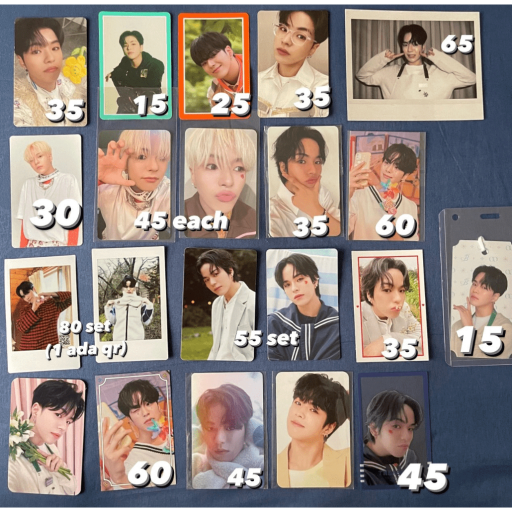 (READY ina) treasure official photocard - aab yoon jaehyuk pob pc lipss tfs blooming tworld magazine