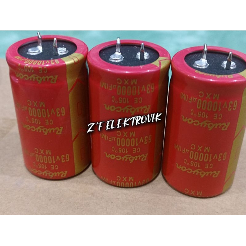 ELCO ROBYCON RED 10000UF 63VOL MXC. 1PCS