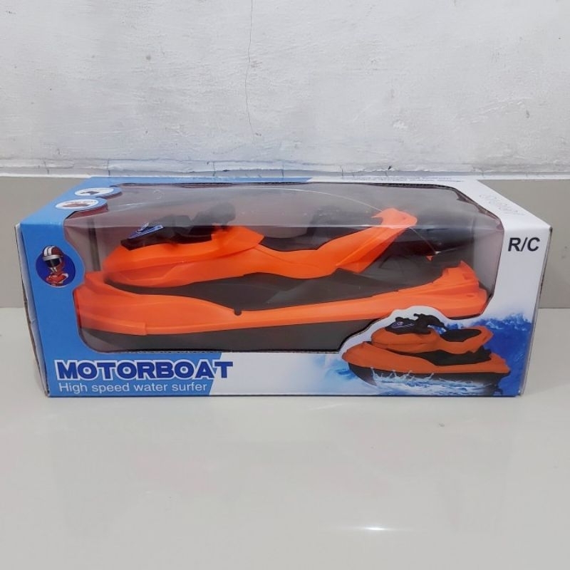 Mainan RC Jetski Remote Control - Motor Speed Boat Remot Kontrol Anak Laki Cowok