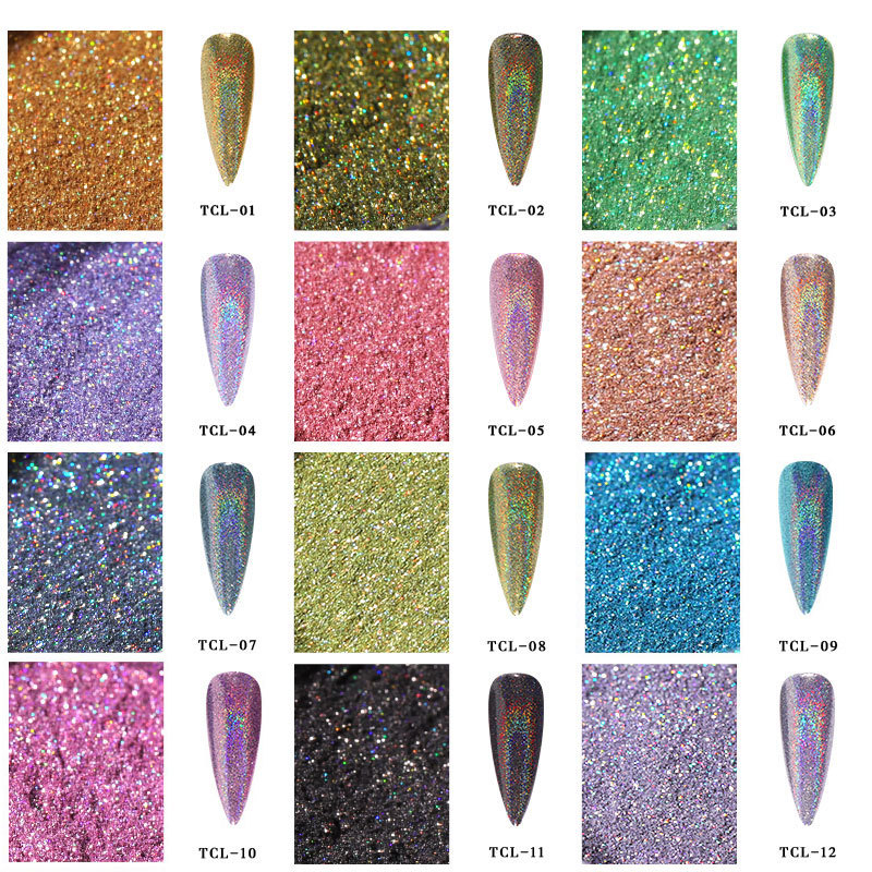 Nail Art Magic Laser Powder / Nail powder hologram