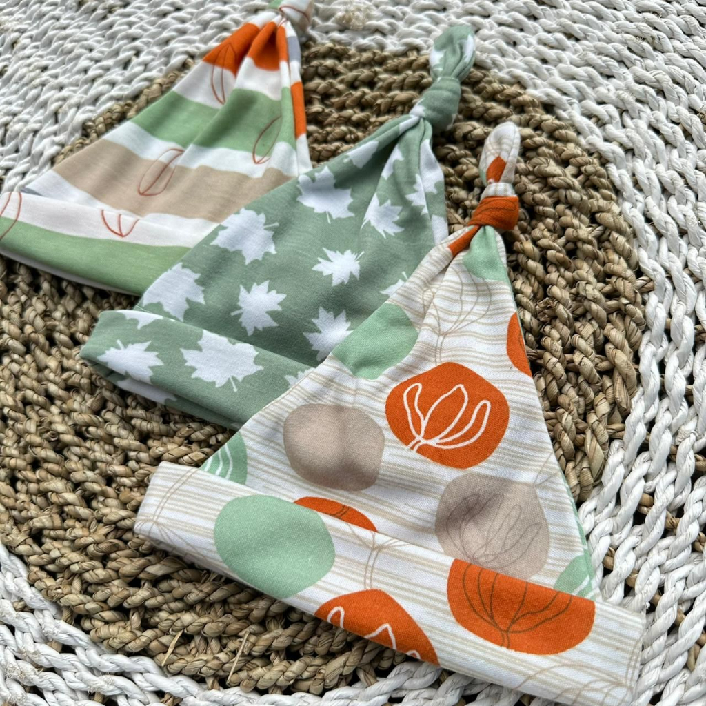 3 Pcs Kupluk Bayi Newborn Sablon Topi Bayi Pelindung Kepala Bayi ASYAM BABY