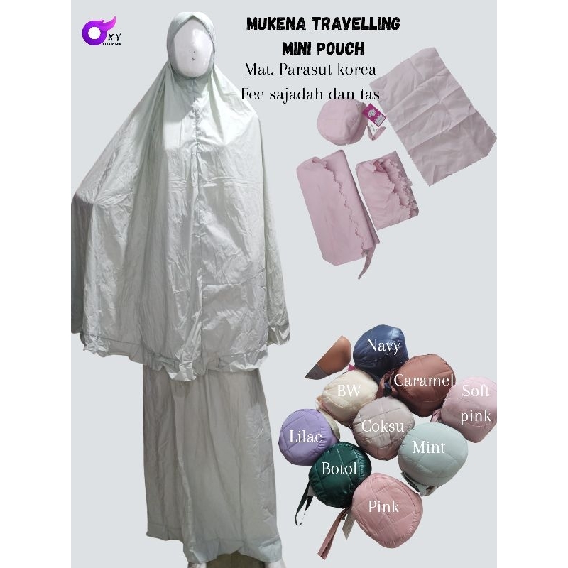 Mukena travelling mini pouch /mukena travelling