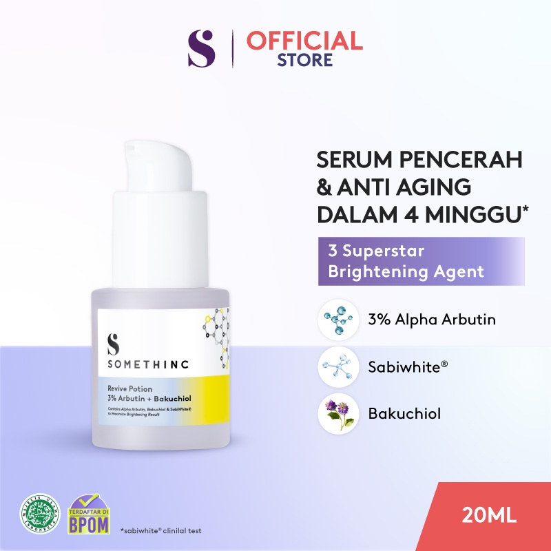 SOMETHINC REVIVE POTION 3% ARBUTIN + BAKUCHIOL 20ML