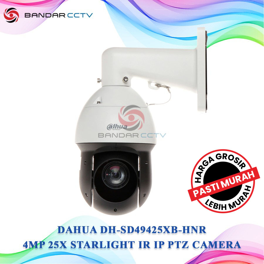 Dahua DH SD49425XB HNR 4MP 25x Starlight IR WizSense IP PTZ Camera