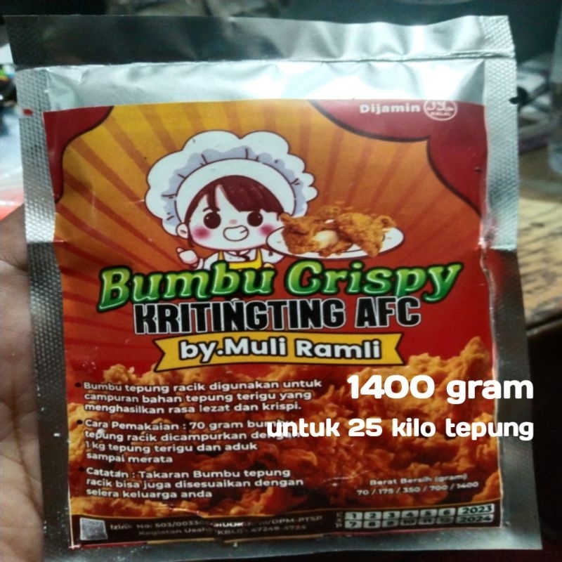 Tepung bumbu biang fried chicken 1400 gr