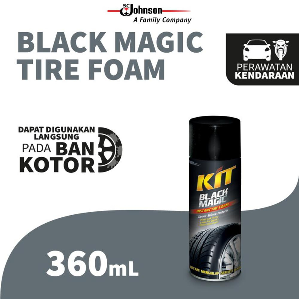 Semir Ban Mobil Motor Penghitam Ban Motor Mobil Pengkilap Ban Motor Kit Black Magic Tire Foam 360 ml Free Kuas Semir Ban Kit Penghitam Ban Mobil Pengkilat Ban Motor Ban Mobil Smir Ban Poles Ban Free Ongkir Cod Bayar Ditempat