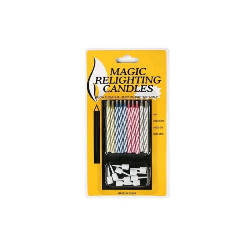 Lilin Magic Ulang Tahun Ajaib Birthday Candle Stik Batang Kecil 5cm isi 10pc