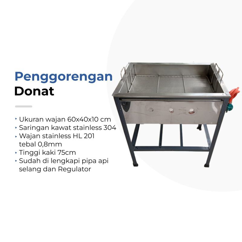 penggorengan donat gas